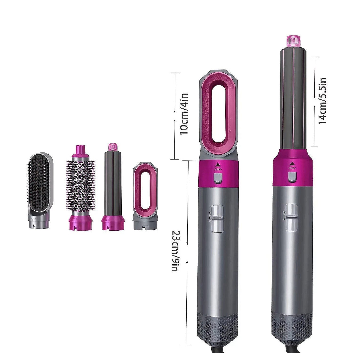 Imported™ 5-in-1 Hair Tool – Quick Styling Without Heat Damage or Hassle