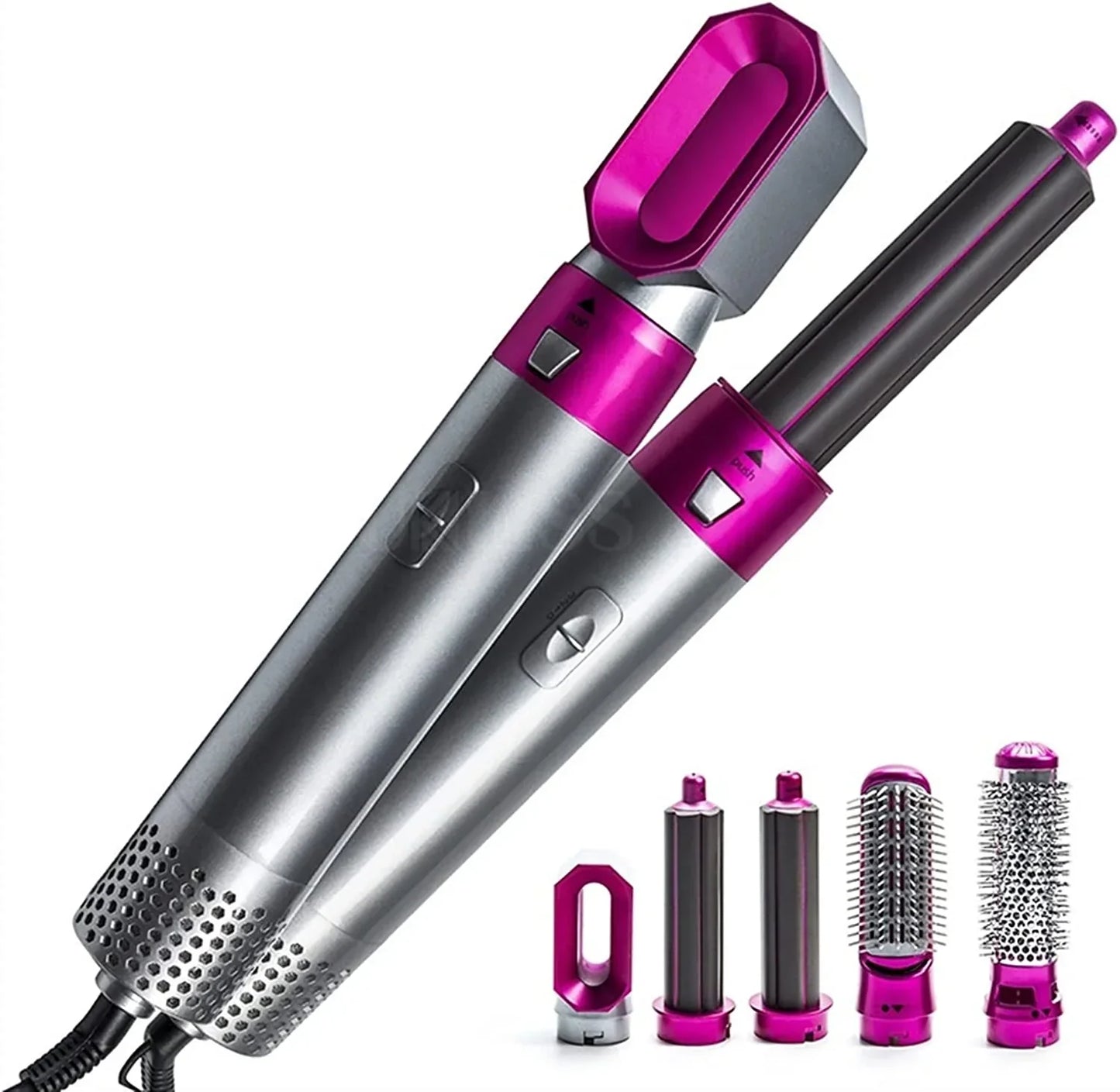 Imported™ 5-in-1 Hair Tool – Quick Styling Without Heat Damage or Hassle