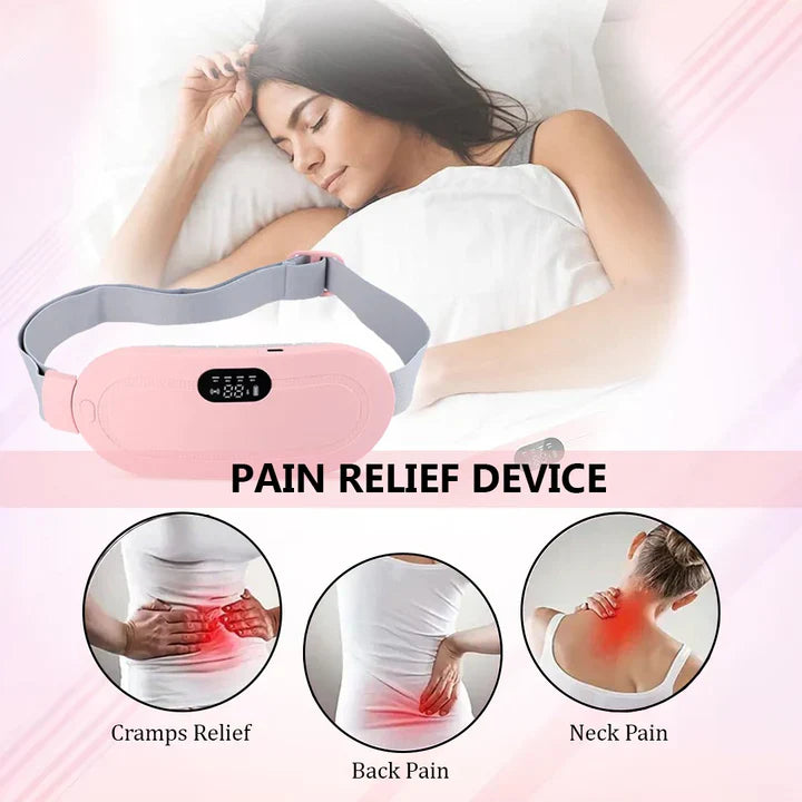 Period Cramp Relief Electric Heating Belt Massager